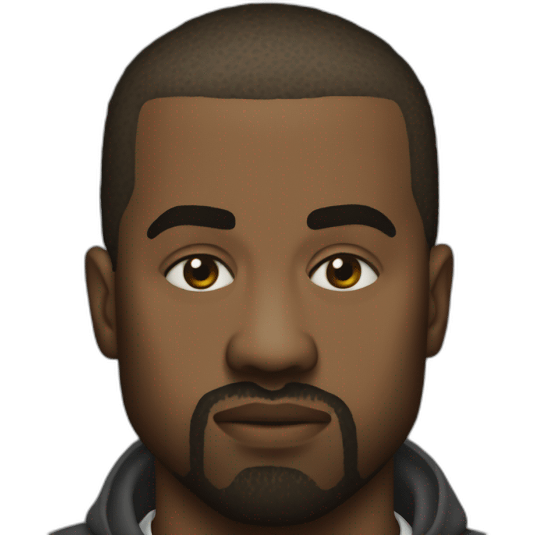 kanye west mugshot emoji