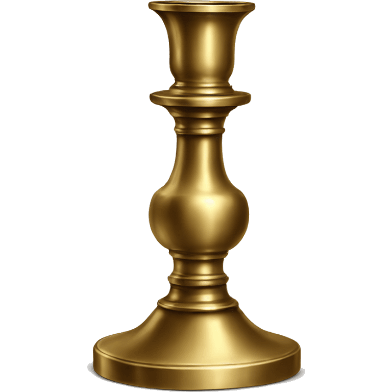 brass vintage candlestick emoji