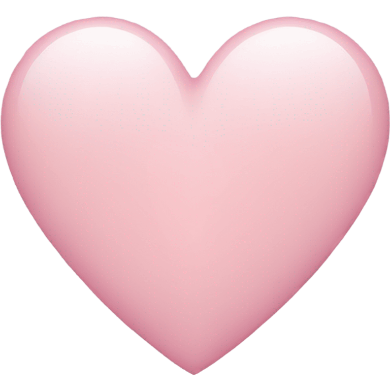 Light pink Heart  emoji