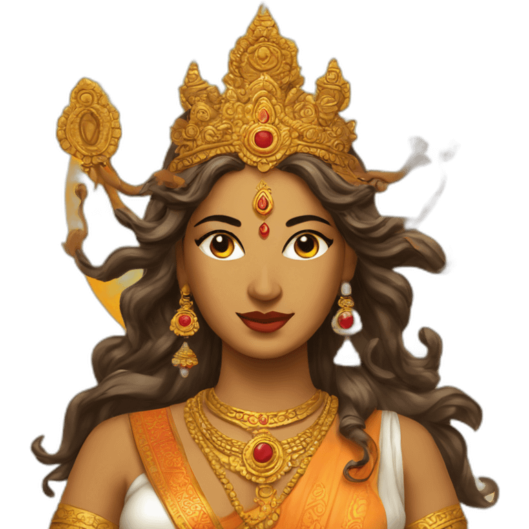 durga, Hindu goddess emoji