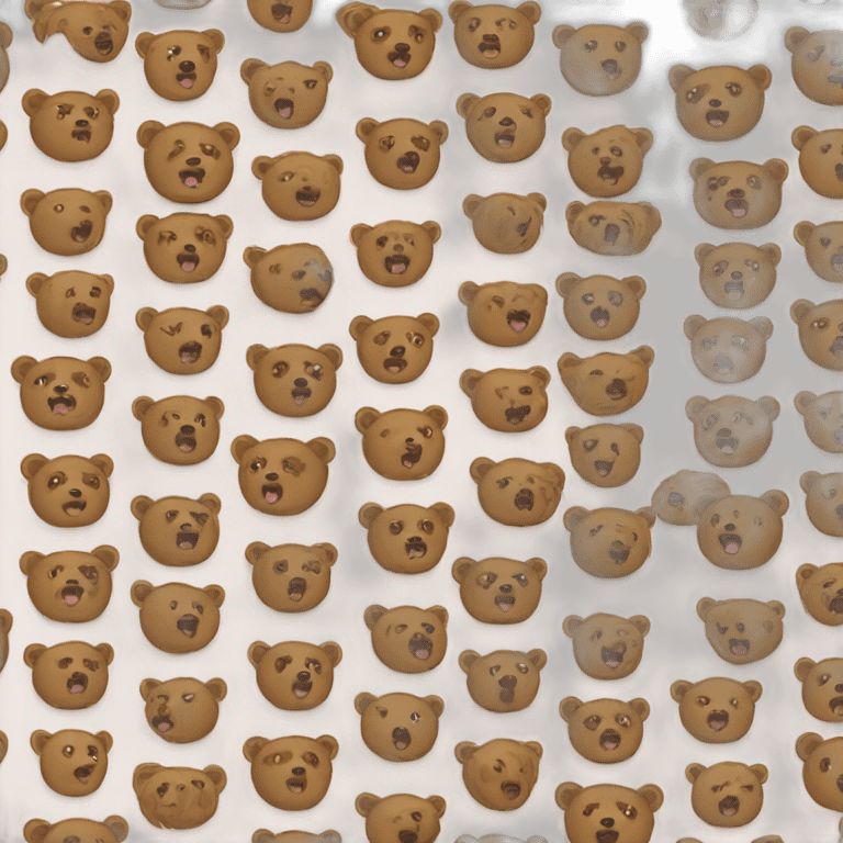 bears in queue emoji