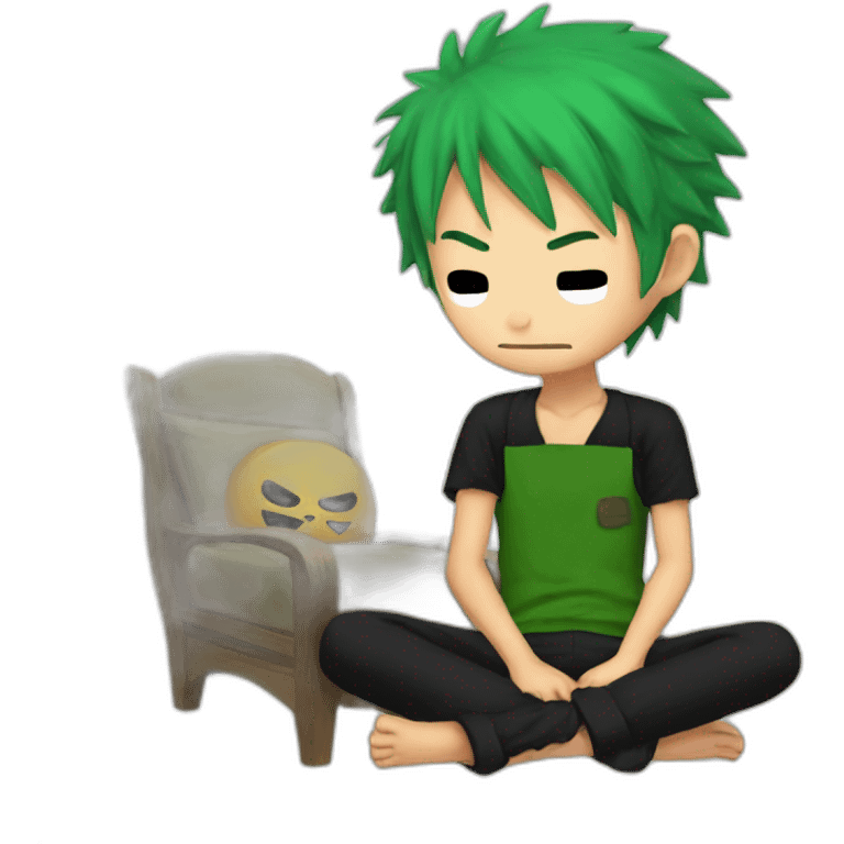 Zoro qui dort emoji