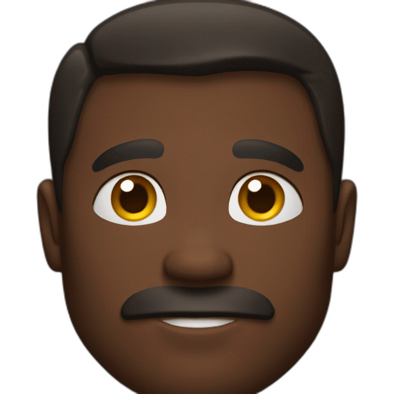 big-dark-skinned-buff-man emoji