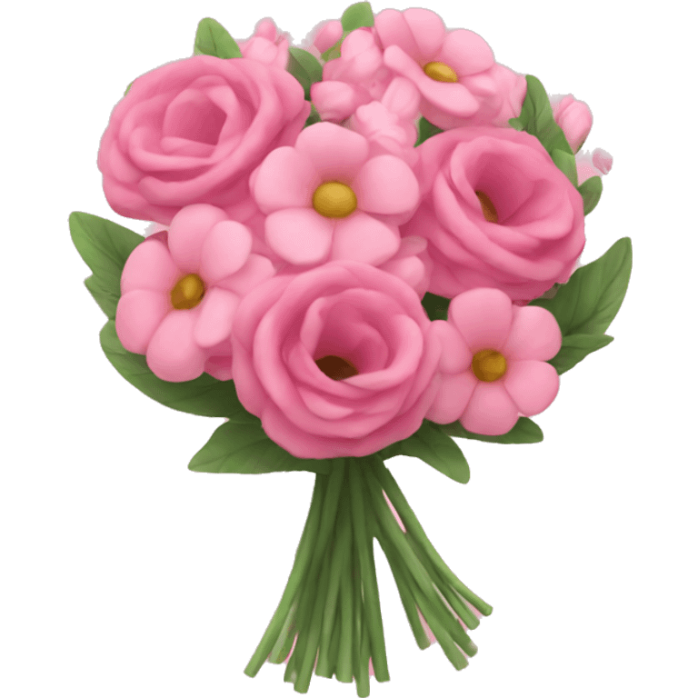 Pink bouquet  emoji