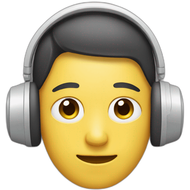 That has a headphones on head emoji