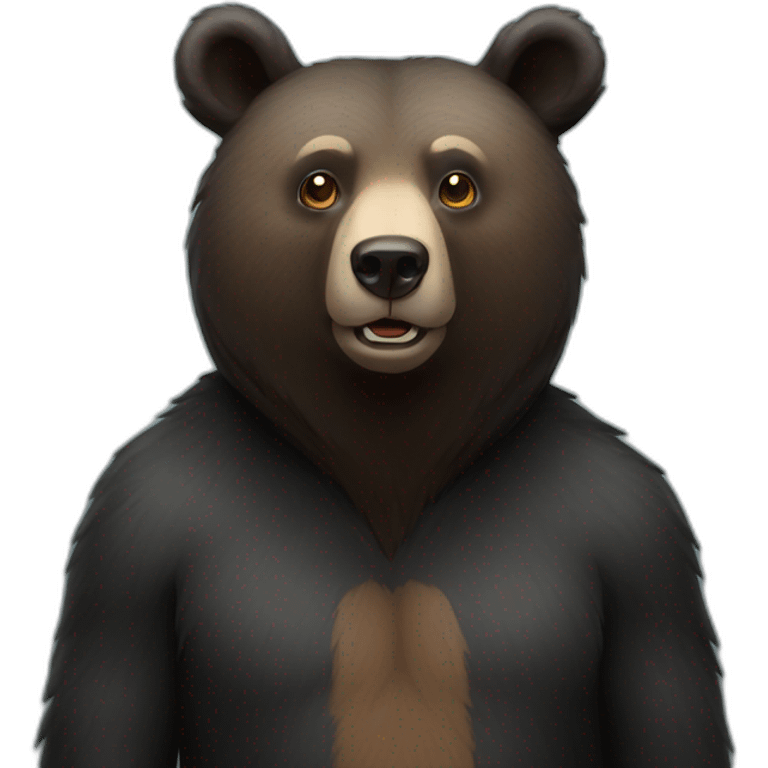 Black bear  emoji