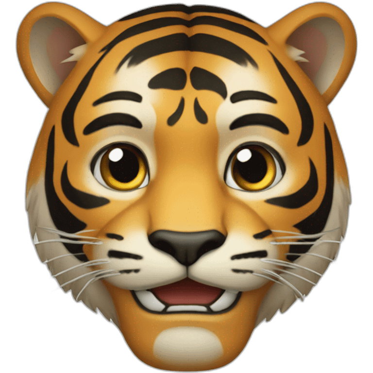 Homme sur un tigre emoji