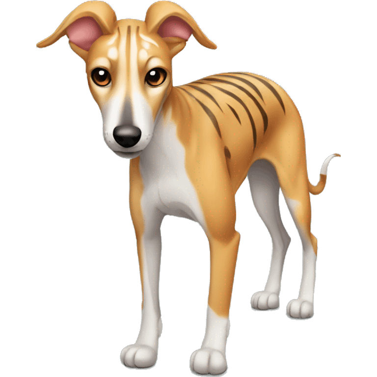 fawn tiger greyhound  emoji