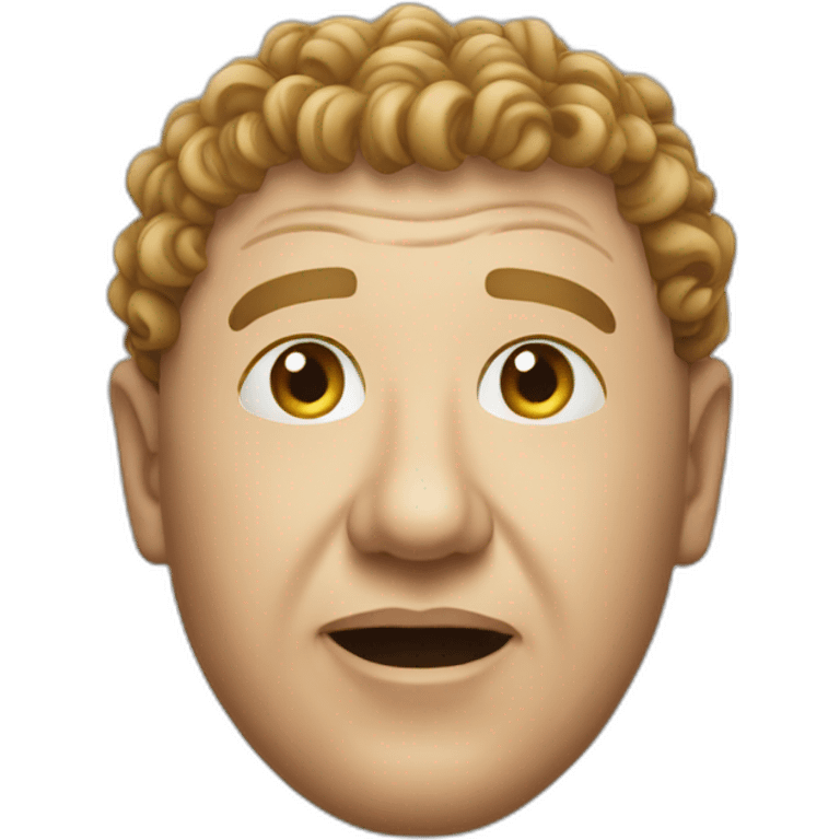 Curly Howard emoji