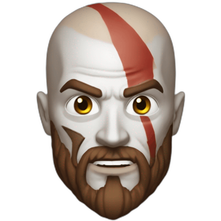 kratos mashup batman emoji