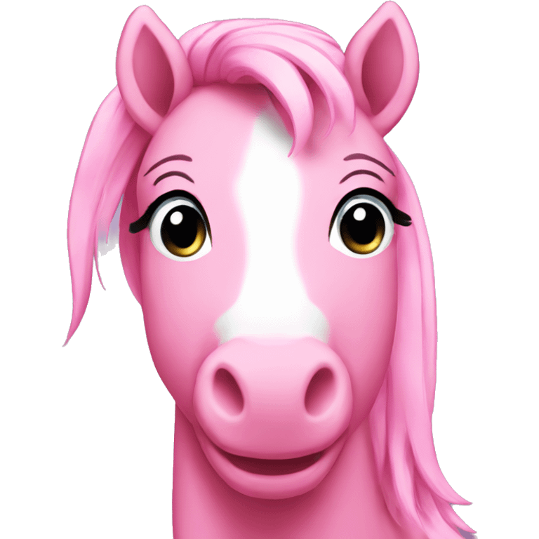 Pink pony emoji