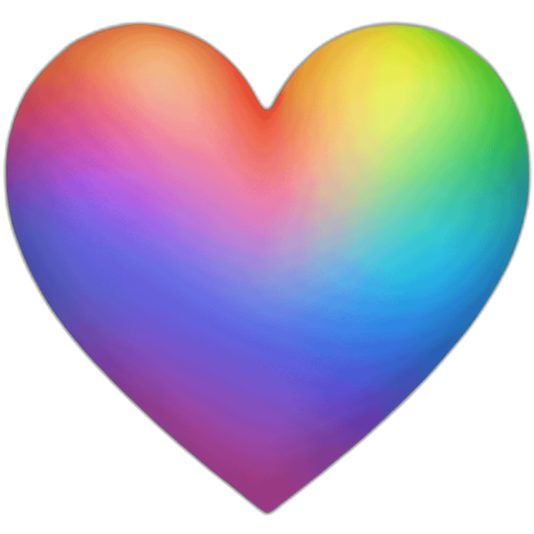 rainbow heart emoji