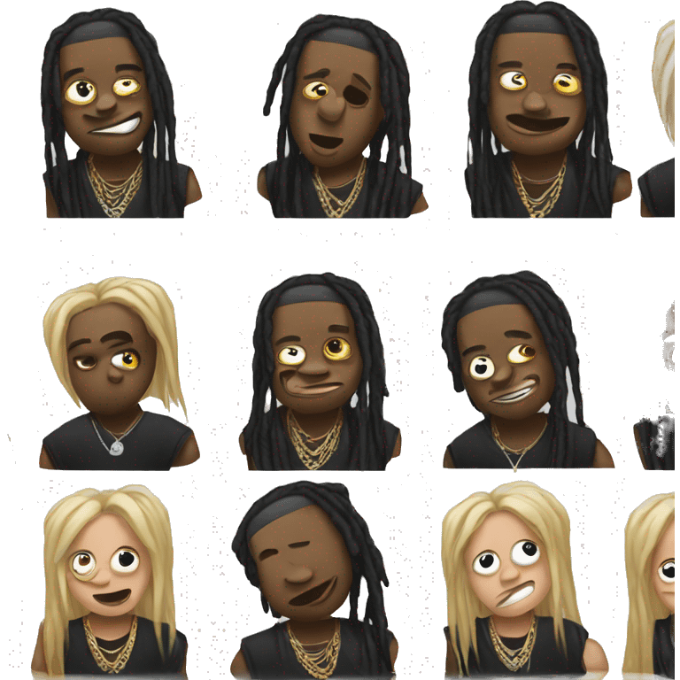 Lil Wayne As Hardcore Alternative Rockstar emoji