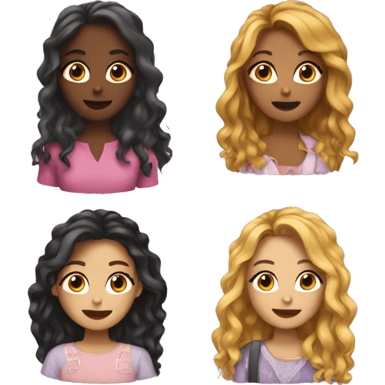 4 girls  emoji