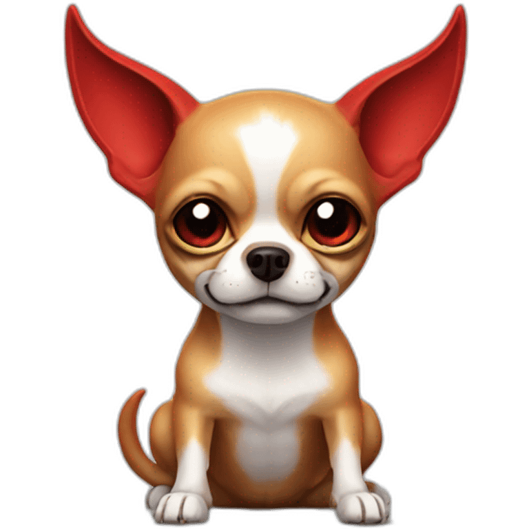 Chihuahua devil emoji