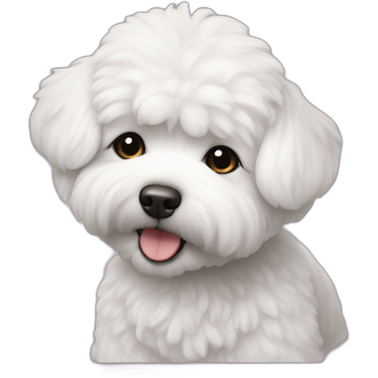 Bichon havanais black emoji