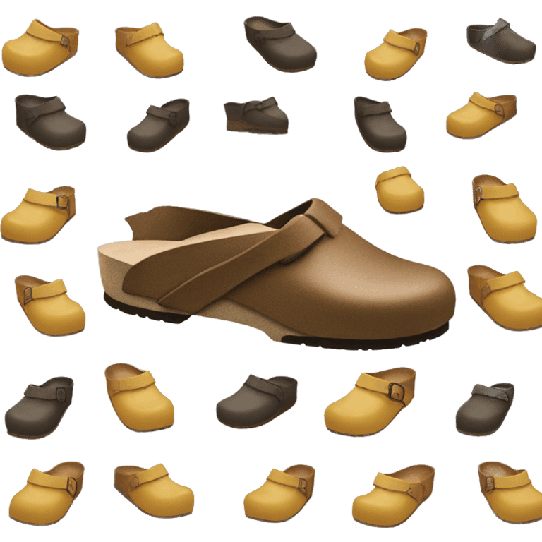 Birkenstock boston clog emoji