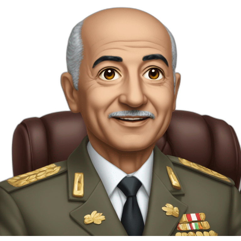 Abdelmadjid Tebboune Président de la République algérienne démocratique et populaire emoji