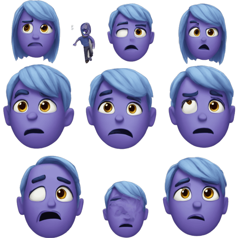 Anxiety Inside Out 2 emoji