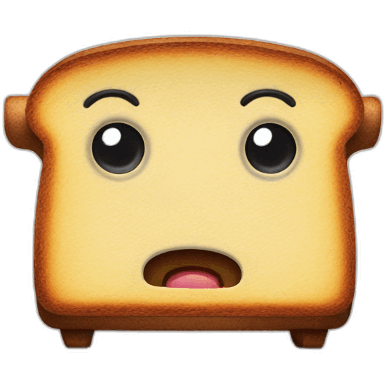 surprised toaster emoji