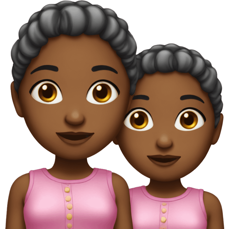 Two years Twin girls  emoji