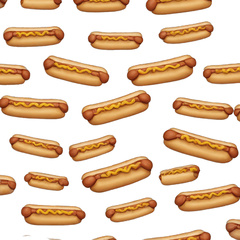 Hot dog on a dog emoji