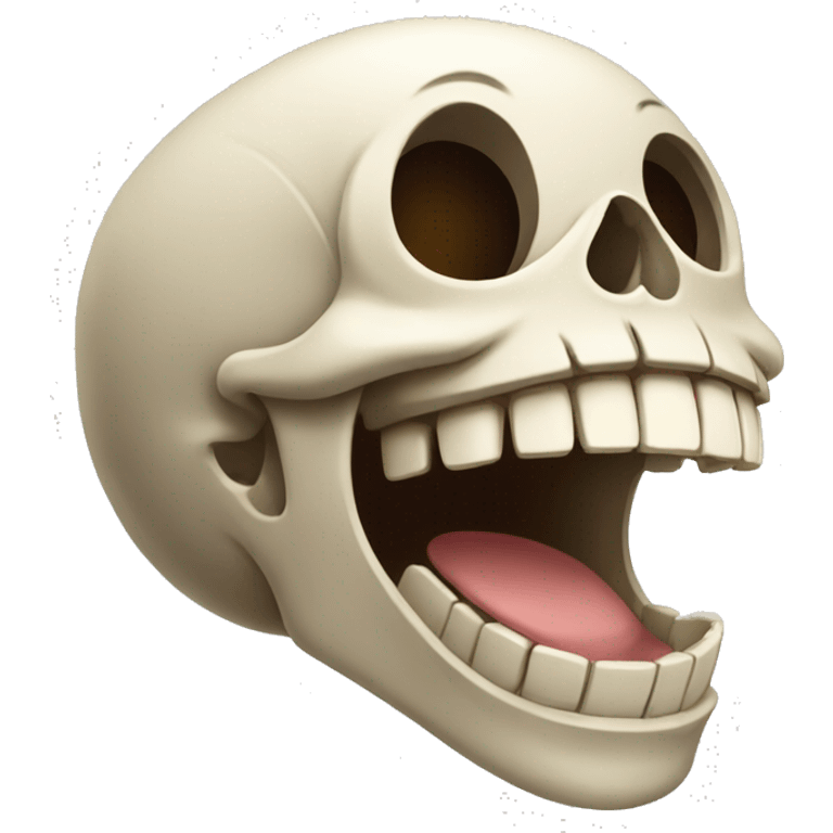 skull laughing emoji