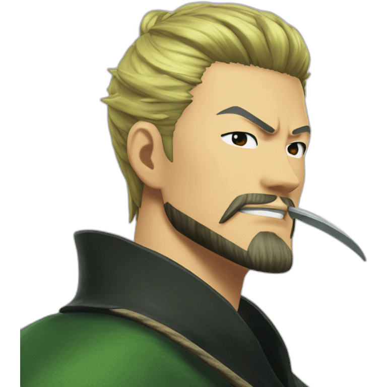 Mackenyu zoro beard emoji