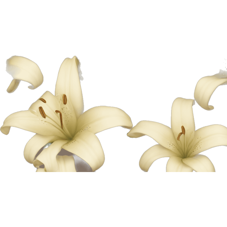 Beige Lilies emoji