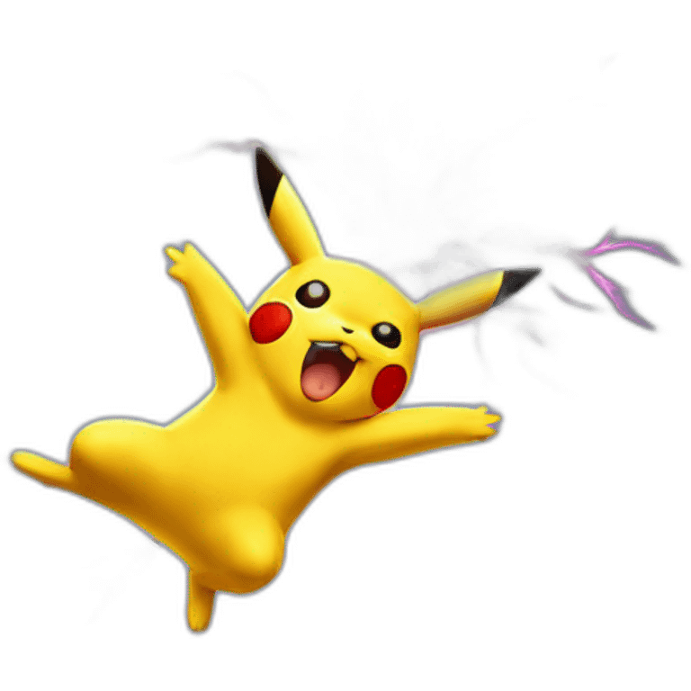 pikachu electrocuted emoji