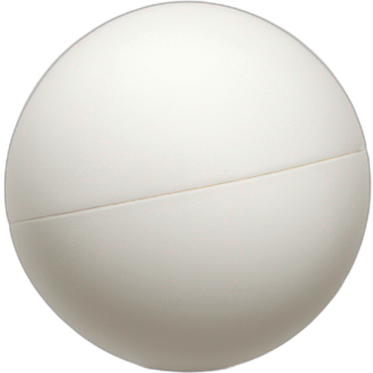 a ping pong ball floating emoji