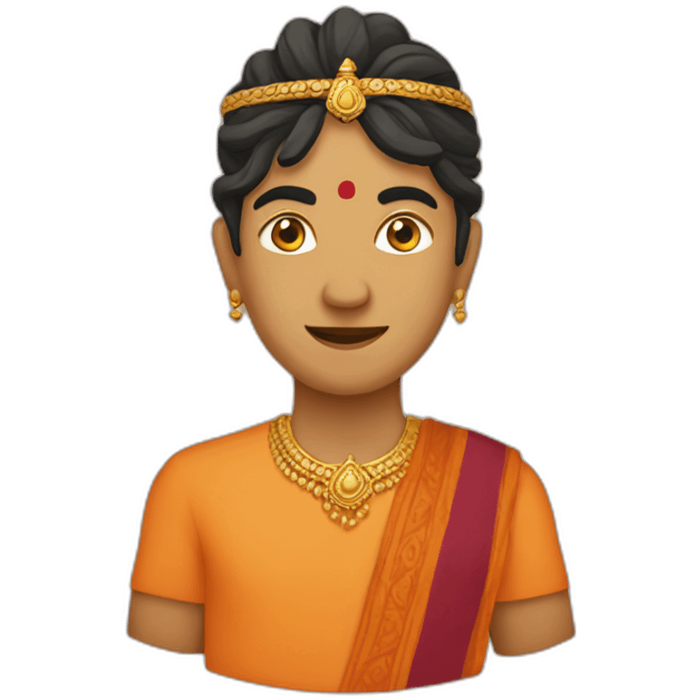 Shape of india emoji