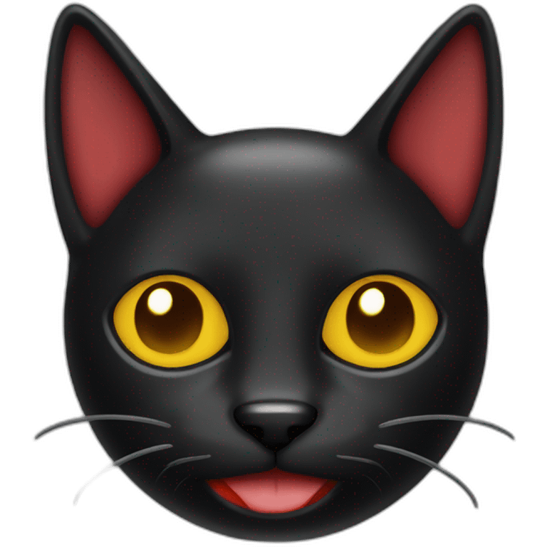 Black Cat chili pepper emoji