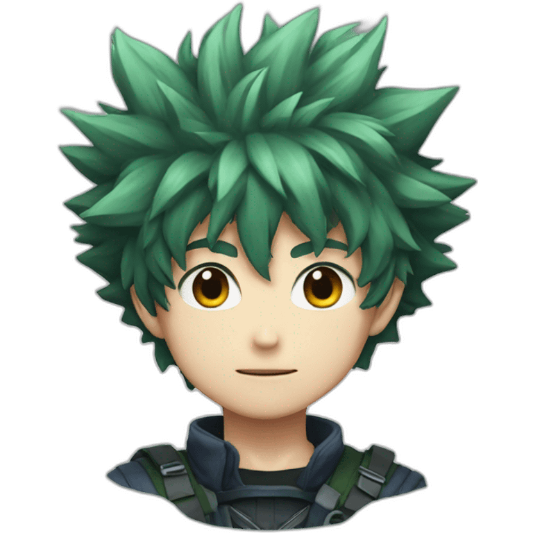 Izuku dark emoji