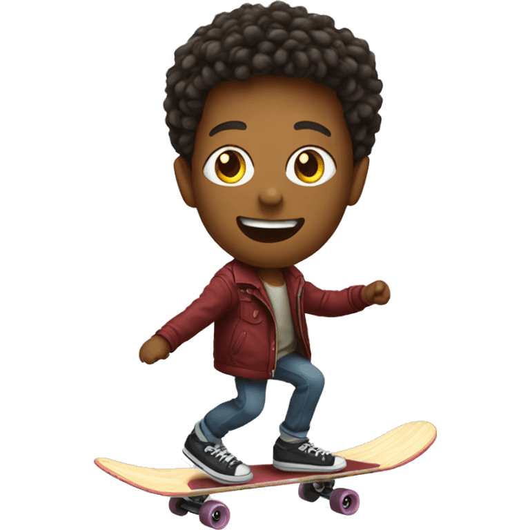 Elon on a skateboard  emoji