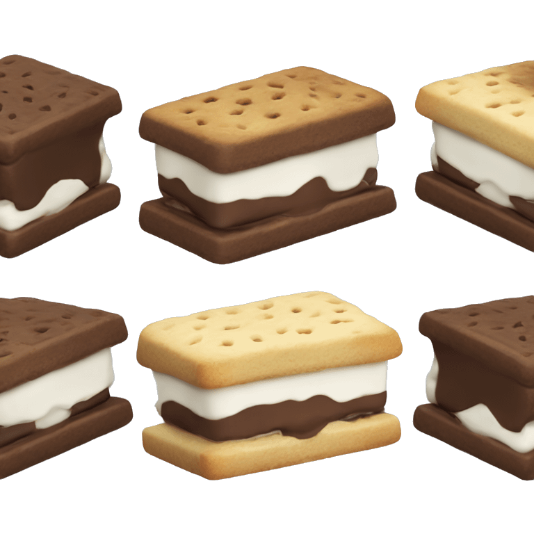 Ice cream sandwich rectangular with upper left half chocolate lower right half vanilla  emoji