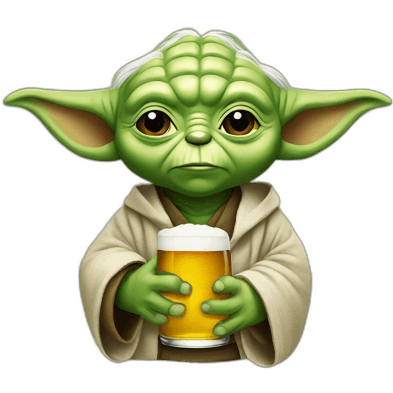 yoda beer emoji