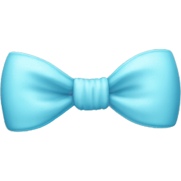 Pastel blue bow emoji