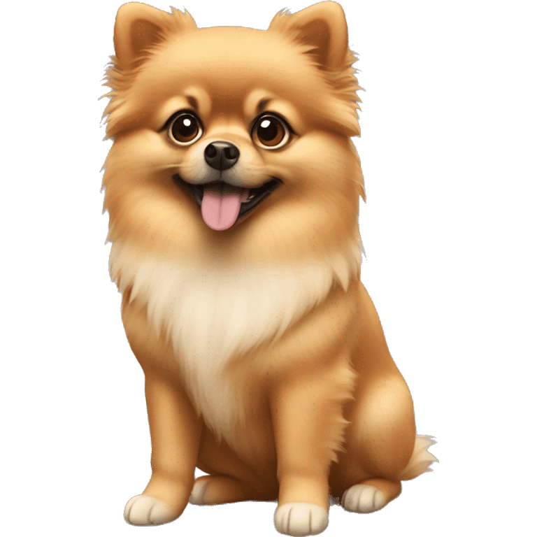 pomeranian pup emoji