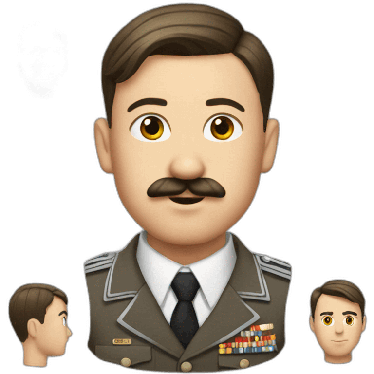 hitler's hair cut emoji