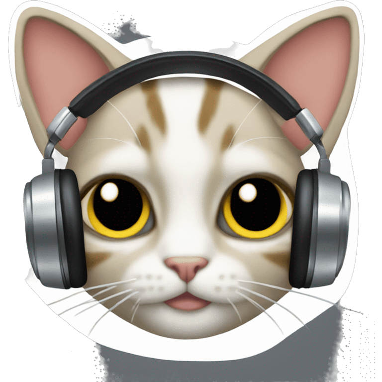 Cat DJ emoji