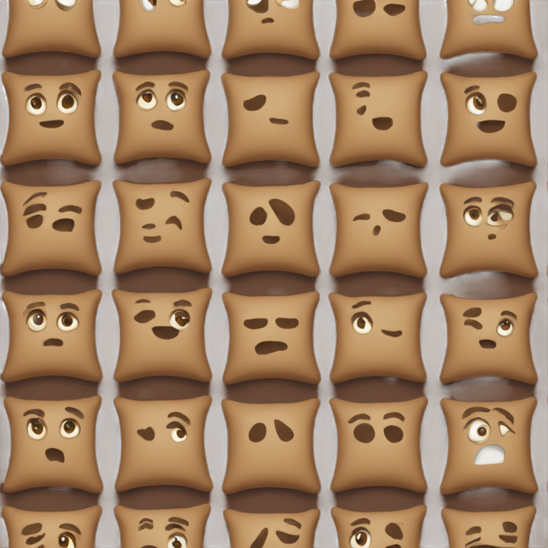 brown pillows emoji