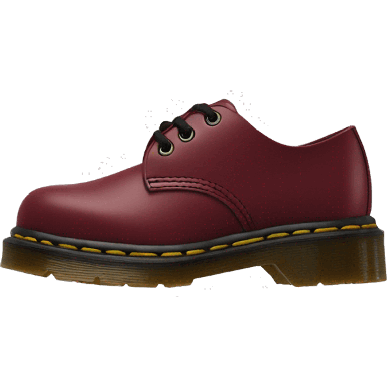 Dr.martens in bordeaux red emoji