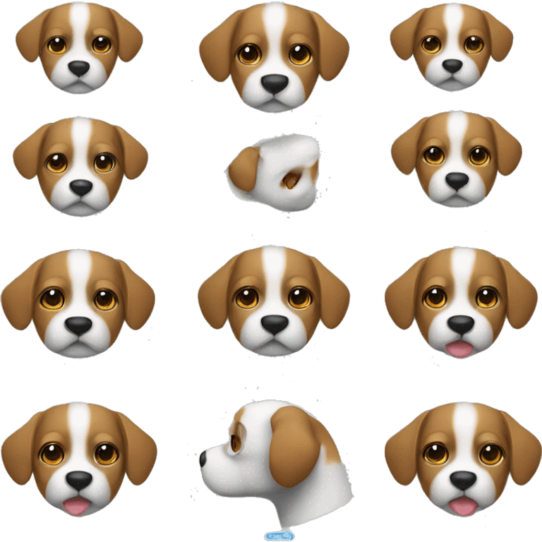 köpek üstünde üniforma emoji