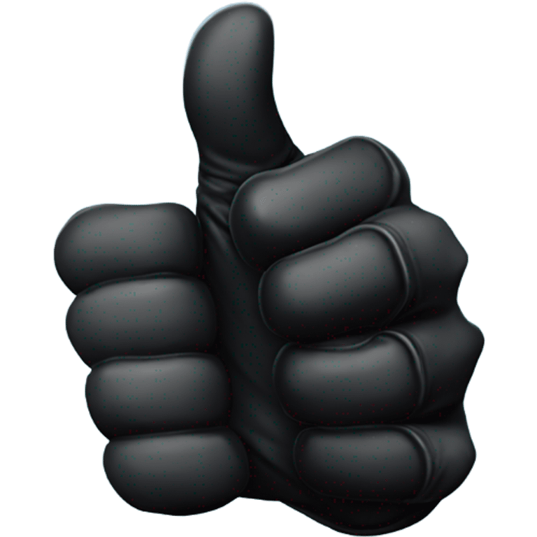 thumb up, magical style, gothic glove emoji