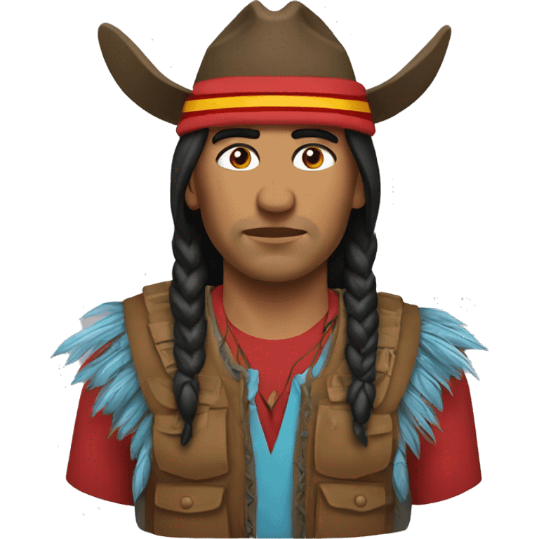 Un apache  emoji