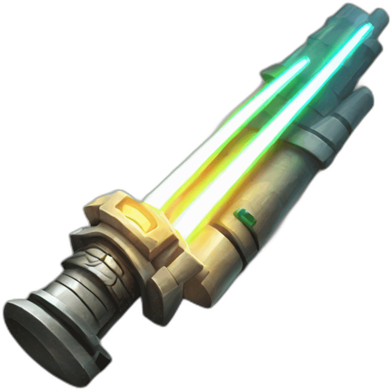 Lightsaber cutting chessboard emoji