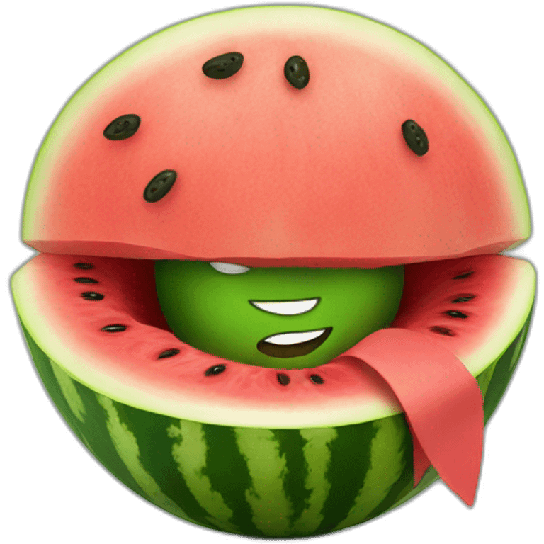 watermelon-ninja emoji