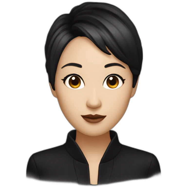 celine song director past lives Asian woman short black hair emoji