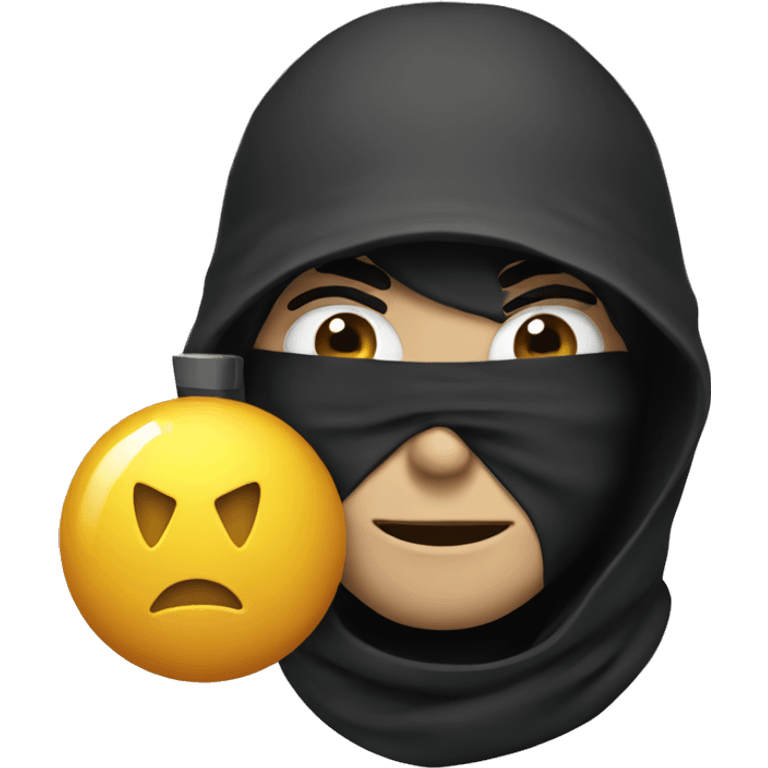 Burglar emoji